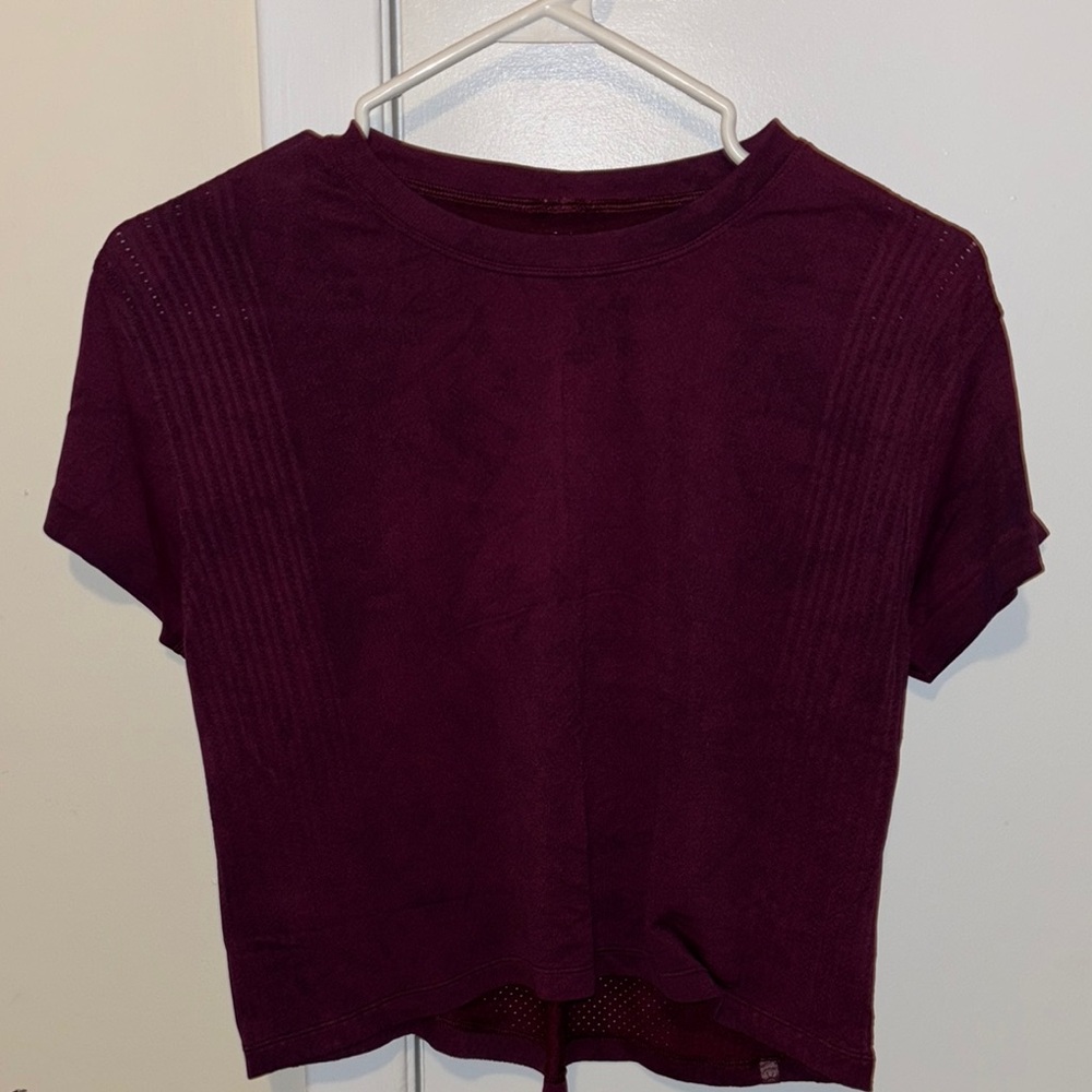 Women's Burgundy Top